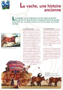 Exposition itinérante sur la vache Exposition itinérante sur l'histoire de la vache Exposition itinérante sur les animaux de la ferme