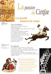 exposition sur le cirque