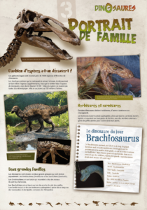 exposition jeunesse sur les dinosaures