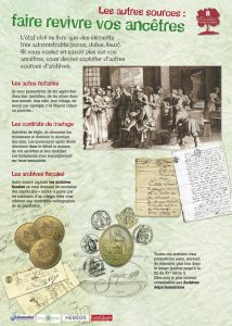 Exposition itinérante sur la généalogie
