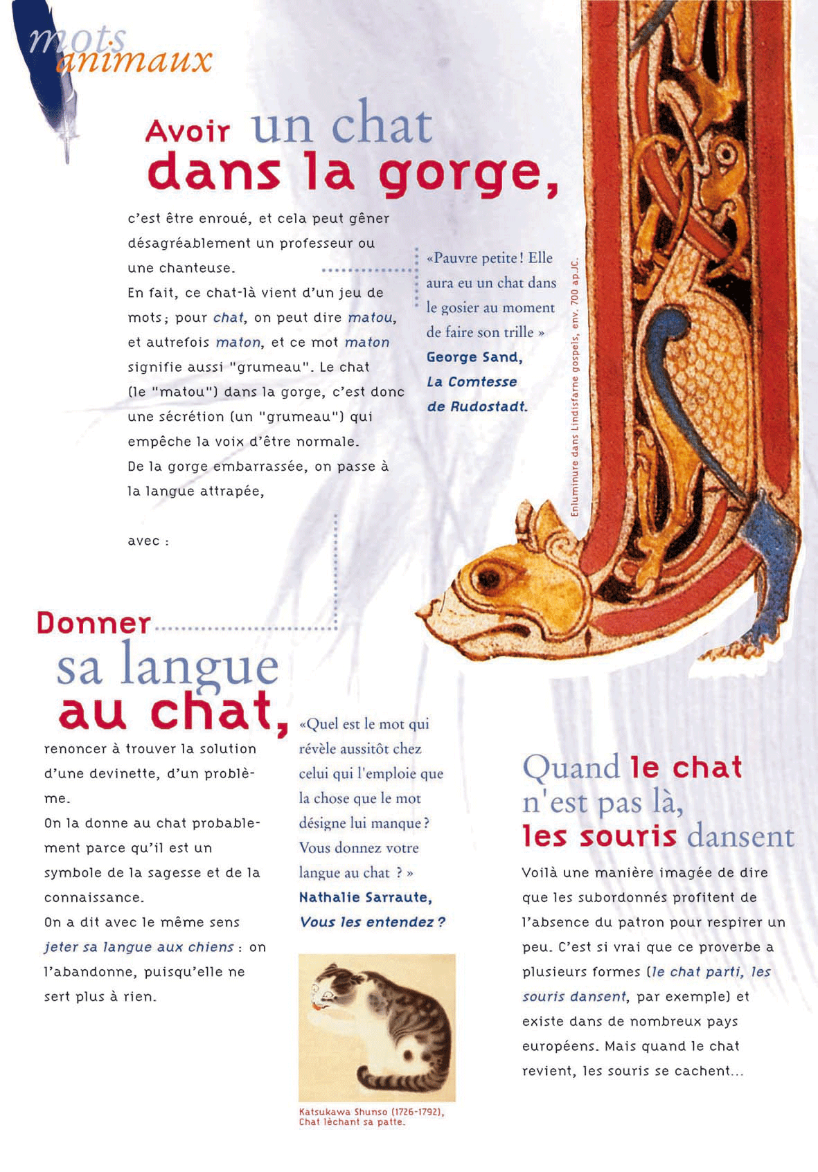Mots animaux