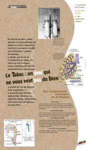 exposition itinérante sur le tabagisme Exposition itinérante sur le tabac Exposition itinérante sur les problèmes de santé publique Exposition itinérante sur les addictions