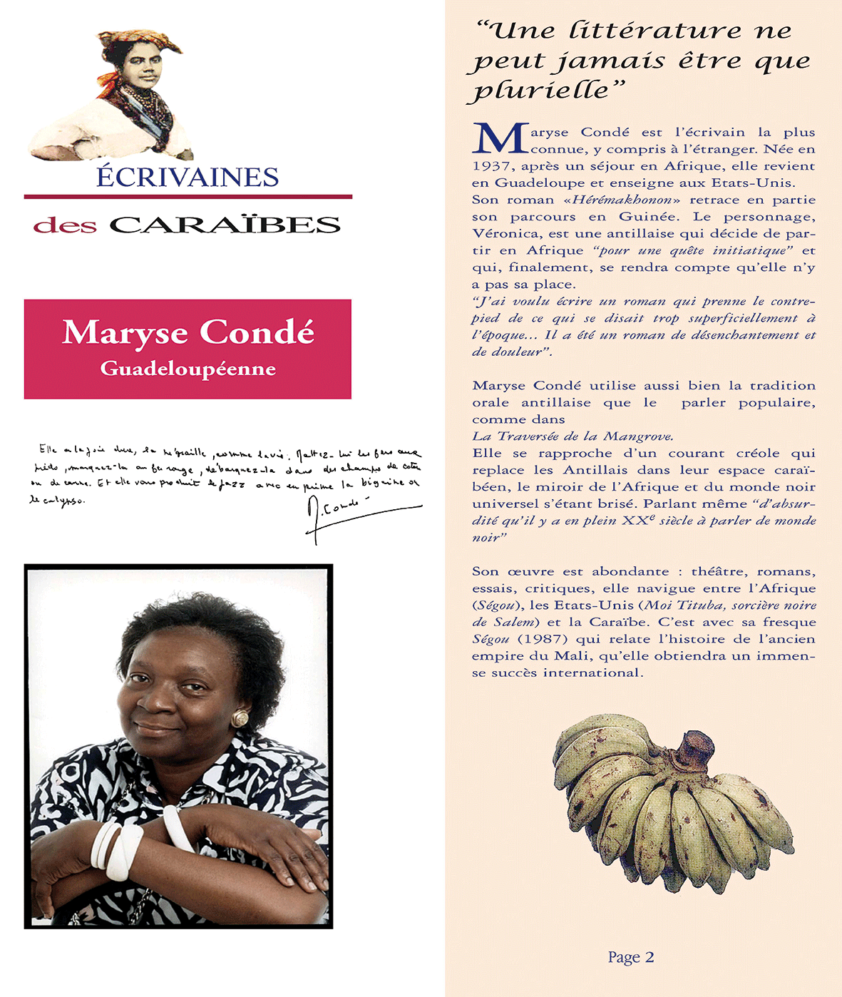 Écrivaines des Caraïbes