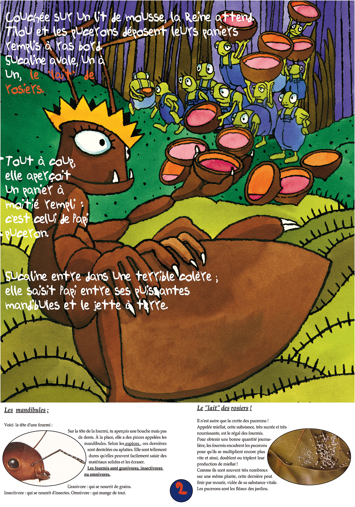 Le Puceron et la fourmi