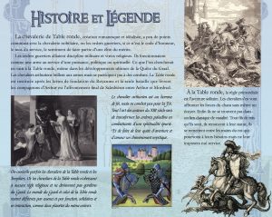 exposition sur les chevaliers de la table ronde