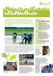 exposition sur nourrir l'humanité et sur la précarité alimentaire
