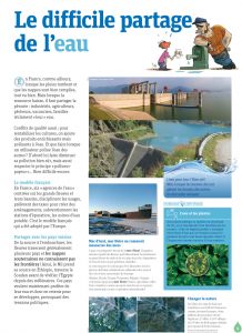 exposition sur le problème de la crise de l'eau manque d'eau guerre de l'eau dans le monde